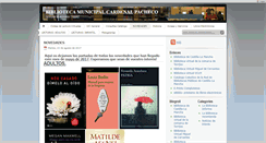 Desktop Screenshot of biblioteca.pueblademontalban.com