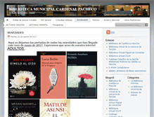 Tablet Screenshot of biblioteca.pueblademontalban.com